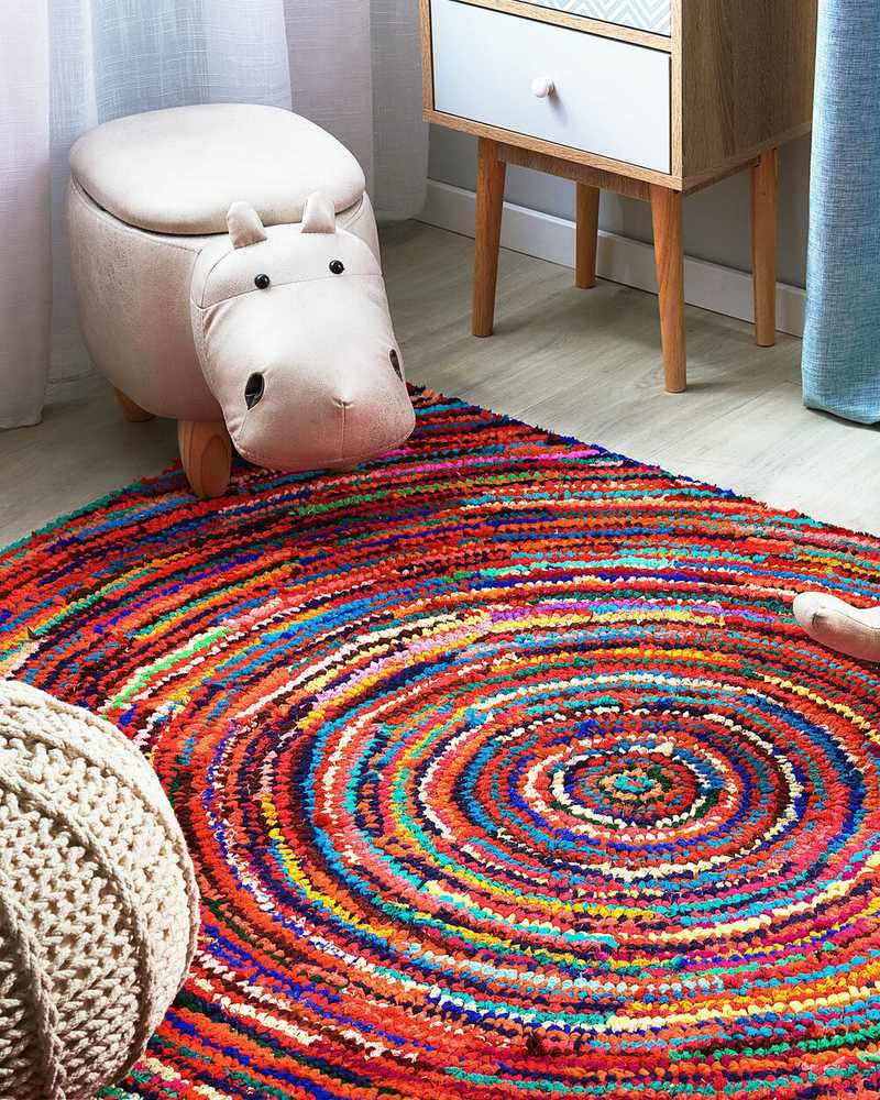 Beliani Kilim MALATYA Spalvotas 140 x 200 cm