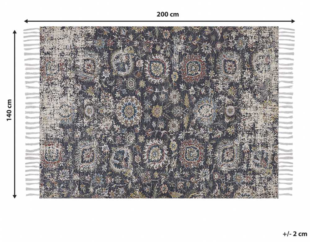Beliani Kilimas ARMUTALAN spalvotas 140 x 200 cm
