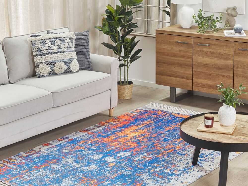Beliani Kilimas ACARLAR smėlio spalvos 150 x 230 cm