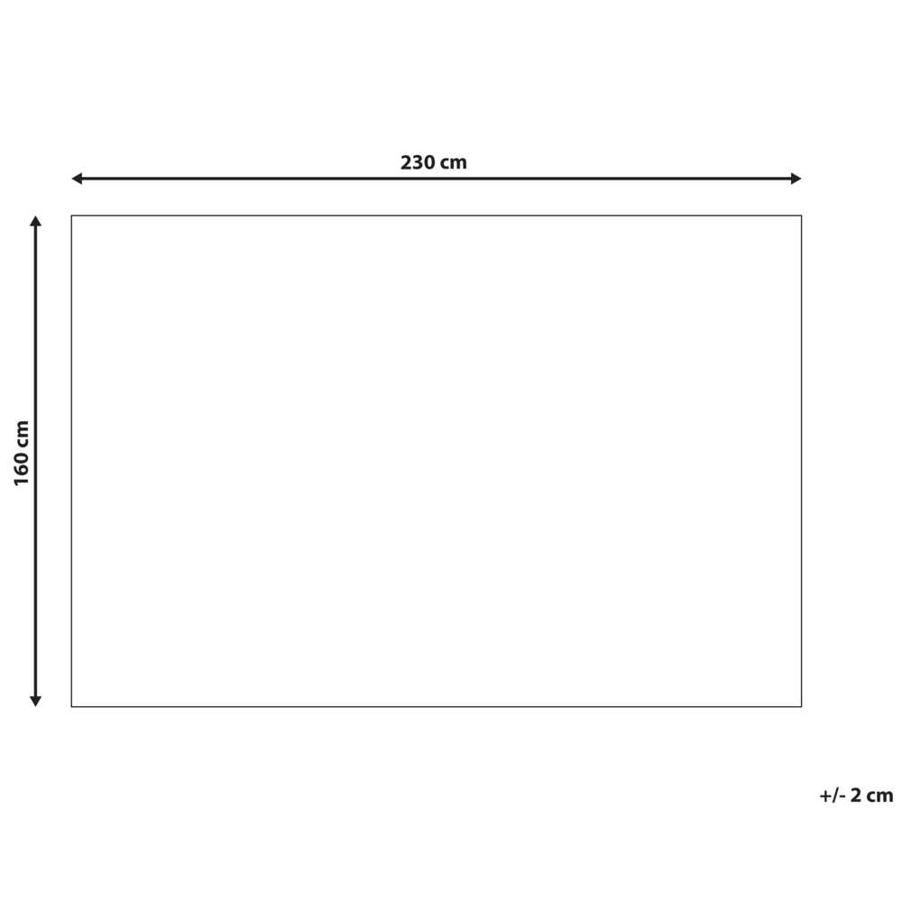 Beliani Kilimas KOLPUR smėlio spalvos 160 x 230 cm