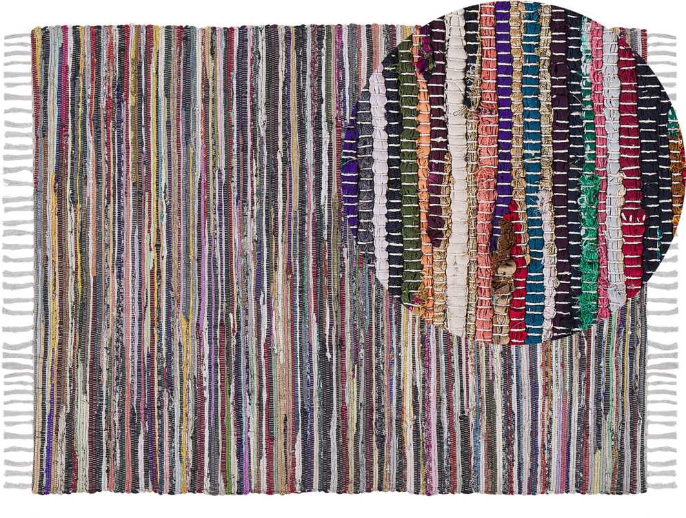 Beliani Kilimėlis DANCA baltas 160 x 230 cm