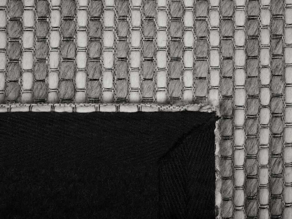 Beliani Kilimas KILIS Pilkas 160 x 230 cm Vilnonis