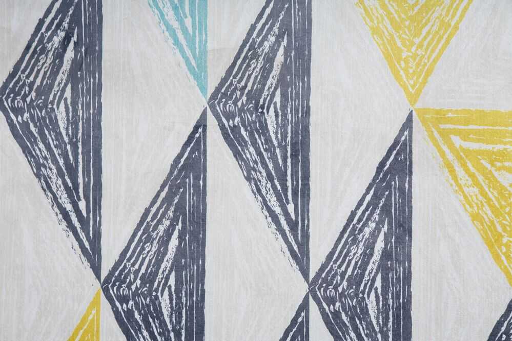 Beliani Kilimas KALEN pilkas 160 x 230 cm