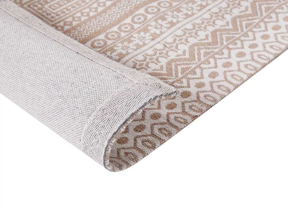 Beliani Kilimas BAGLAR baltas 200 x 300 cm džiutas