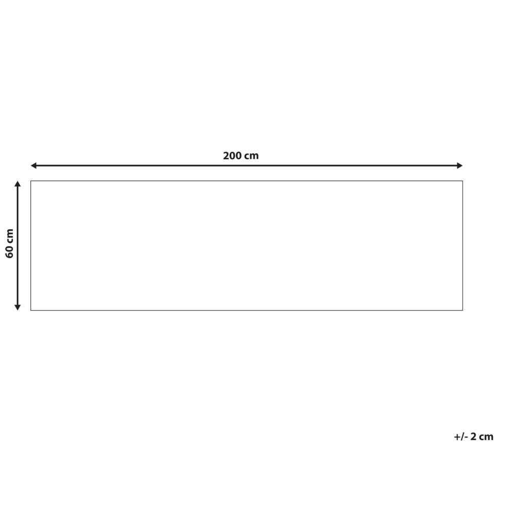Beliani Kiliminis ENAYAM spalvotas 60 x 200 cm
