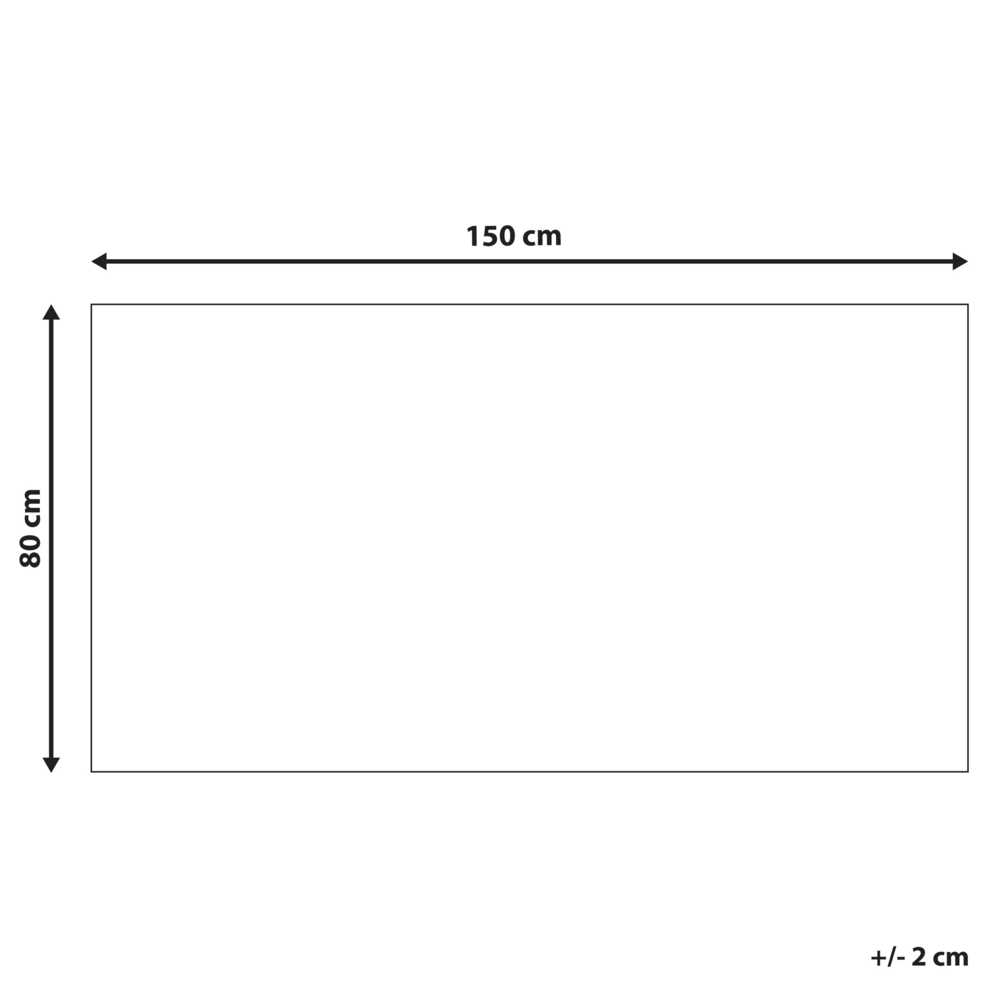 Beliani Kilimas TRABZON rudas 80 x 150 cm