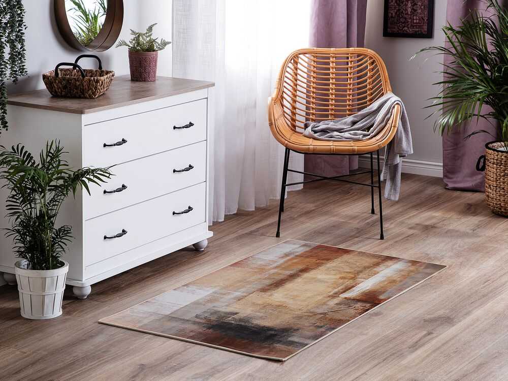 Beliani Kilimas TRABZON rudas 80 x 150 cm