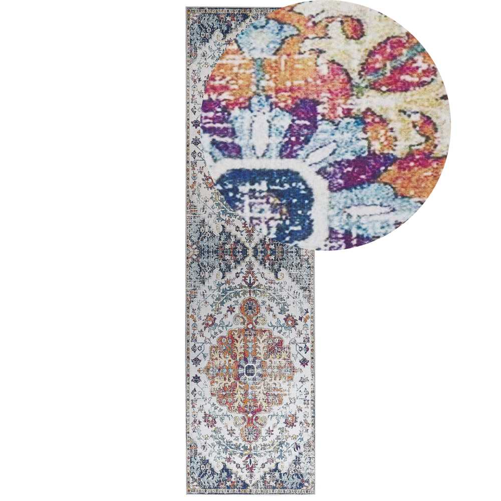 Beliani Kilimas ENAYAM spalvotas 80 x 300 cm