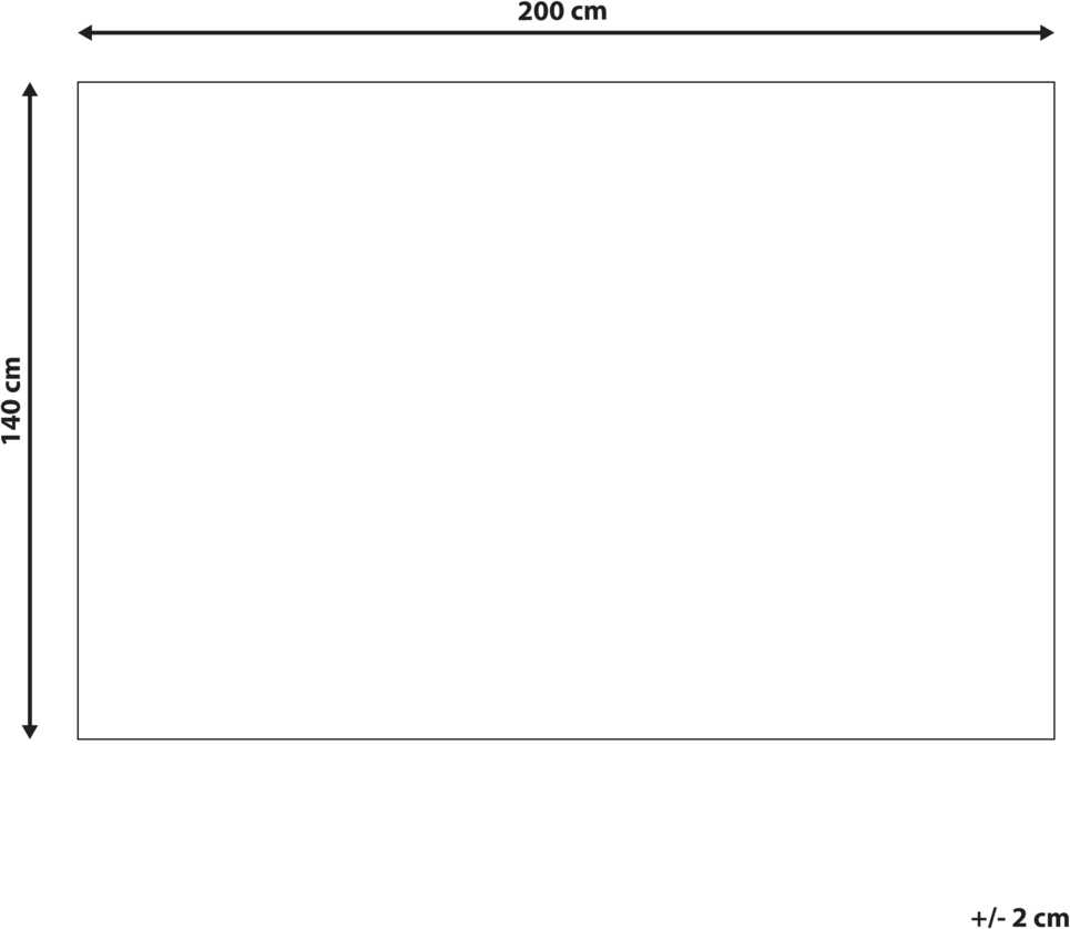Beliani Kiliminis kilimas FARWAN spalvotas 140 x 200 cm medvilninis