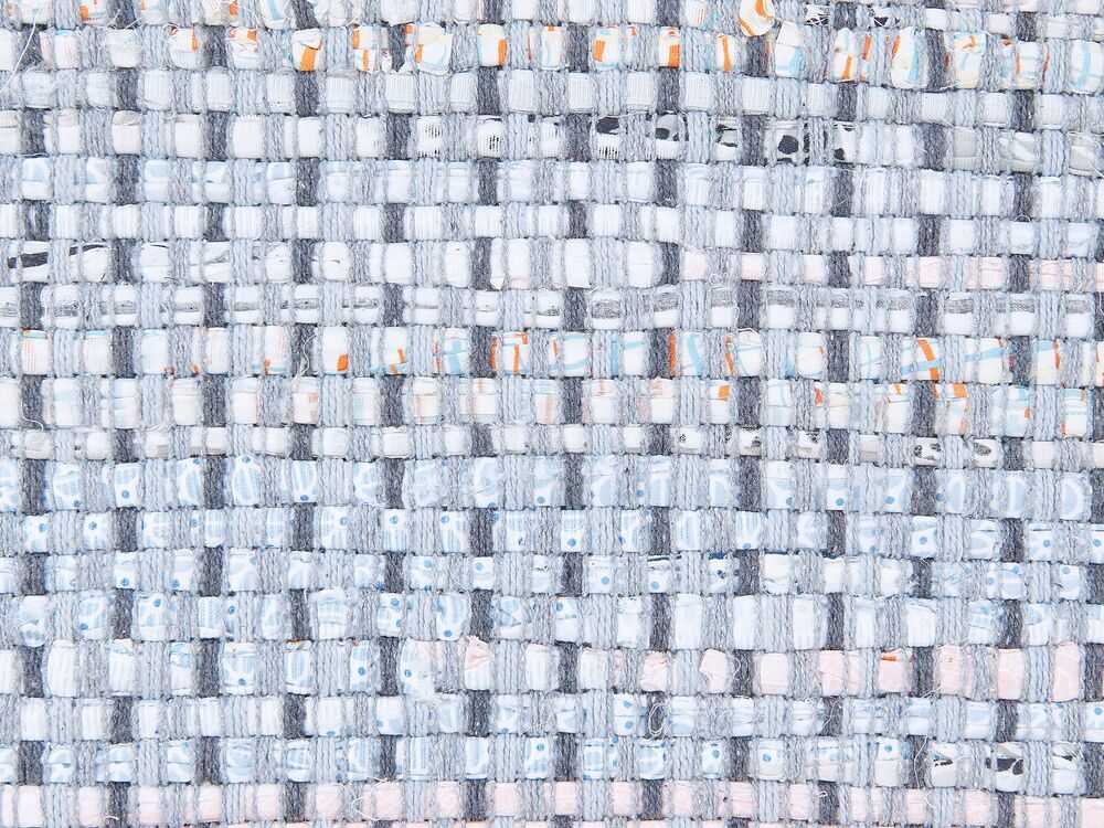 Beliani Kilimas BESNI pilkas 160 x 230 cm medvilninis