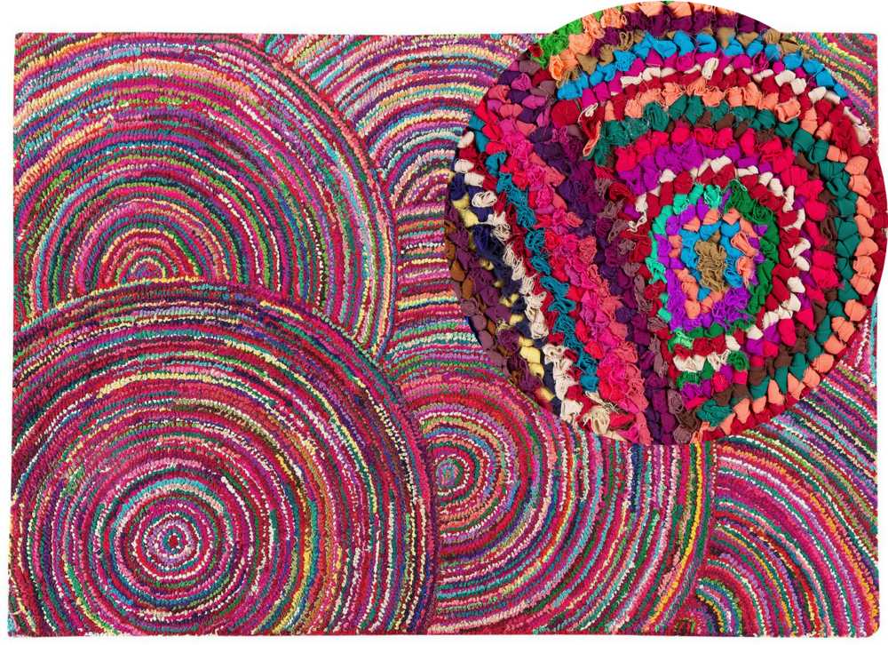 Beliani Kilim KOZAN spalvotas 160 x 230 cm medvilninis