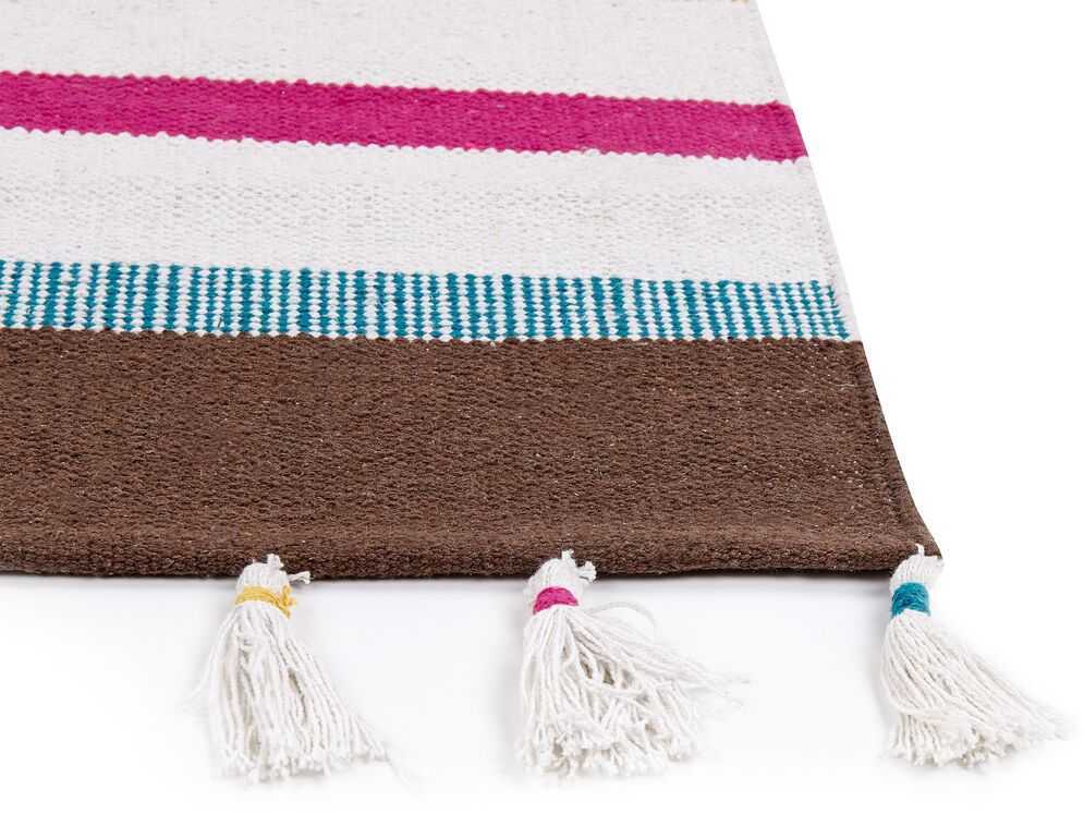 Beliani Kilim HISARLI spalvotas 160 x 230 cm medvilninis