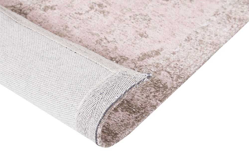 Beliani Kilimas MATARIM rožinis 200 x 300 cm medvilninis