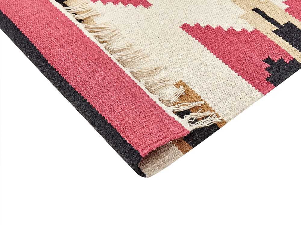 Beliani Kilimas GARNI spalvingas 200 x 300 cm medvilninis kilim