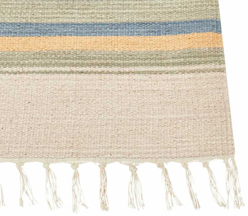 Beliani medvilninis Kilim kilimas 80 x 150 cm Daugiaspalvis APARAN