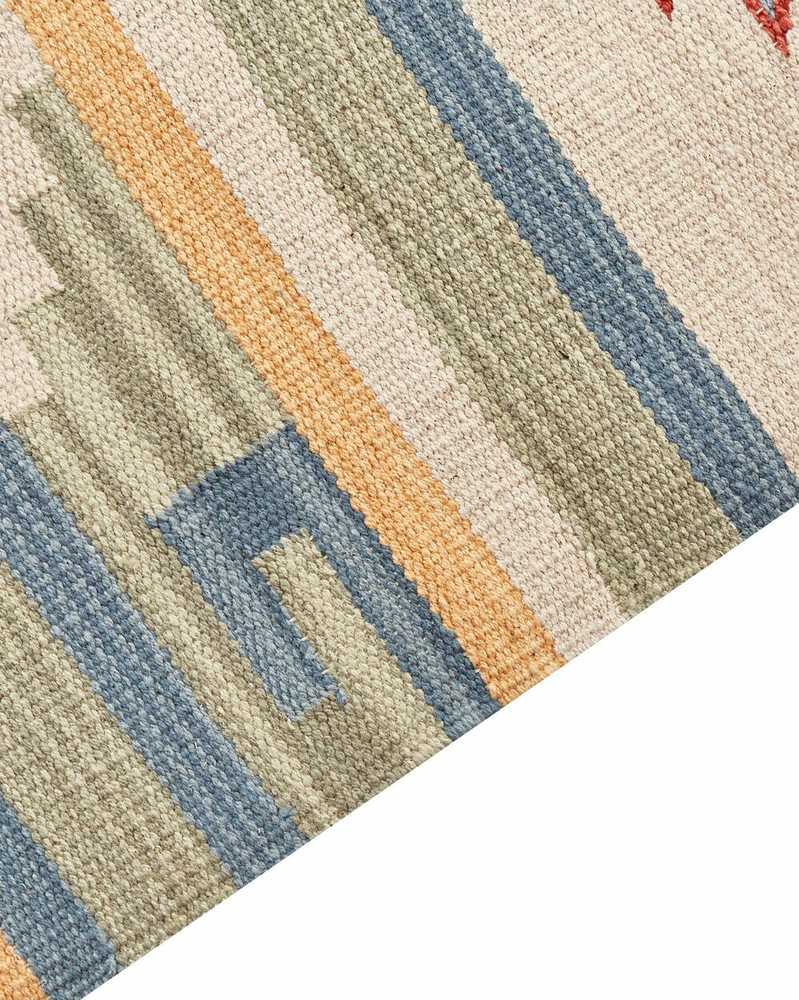 Beliani medvilninis Kilim kilimas 80 x 150 cm Daugiaspalvis APARAN