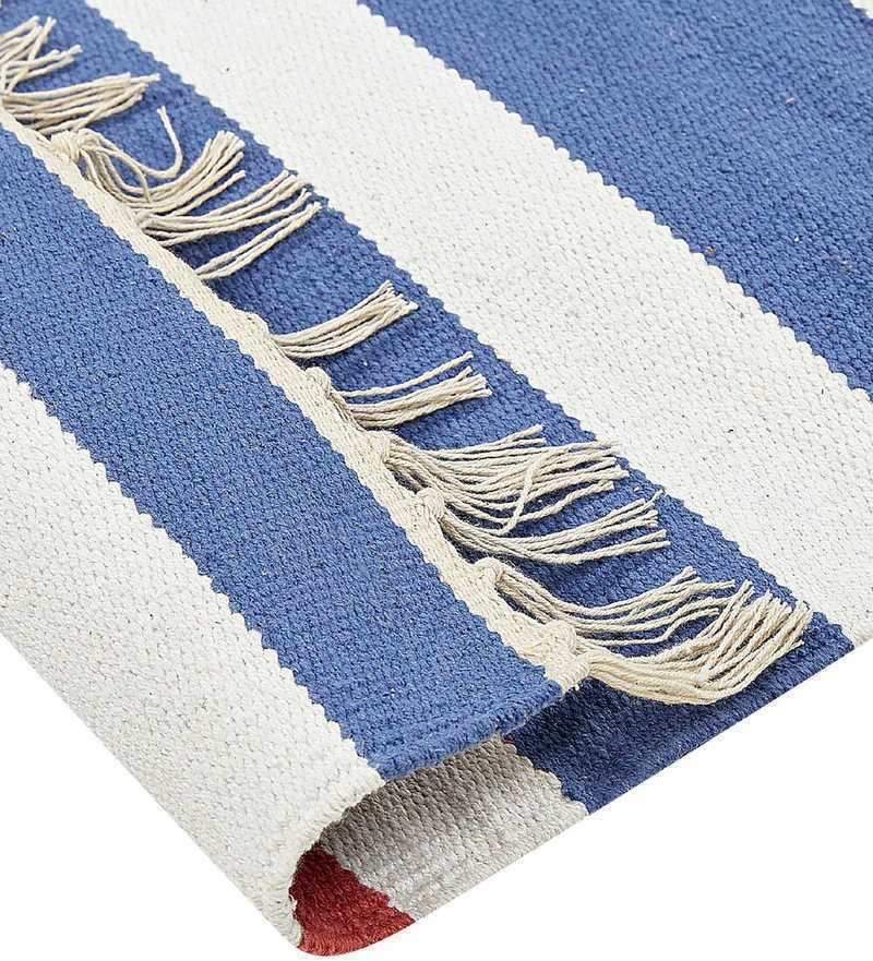 Beliani Kilimas VARSER spalvotas 80 x 300 cm medvilninis Kilim