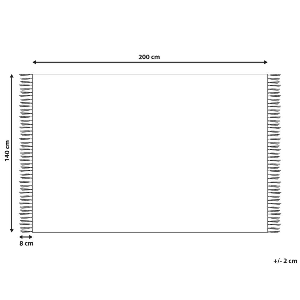 Beliani Vaikiškas kilimas GHARTA spalvotas 140 x 200 cm medvilninis