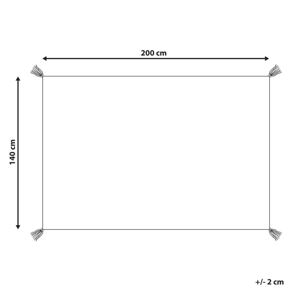 Beliani Vaikiškas kilimas MEREVI spalvingas 140 x 200 cm medvilninis