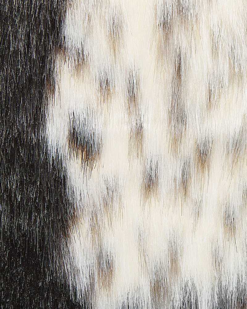 Beliani Dirbtinė karvės oda NAMBUNG, juoda ir balta, 60 × 90 cm