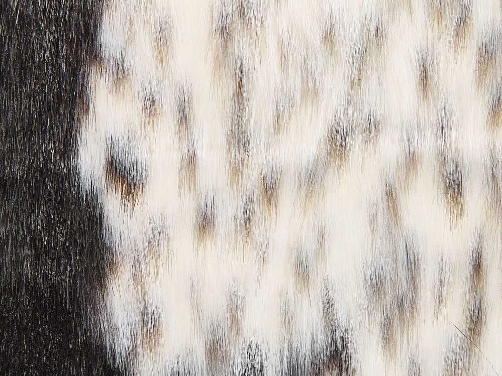 Beliani Dirbtinė karvės oda NAMBUNG, juoda ir balta, 60 × 90 cm