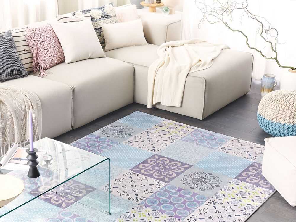 Beliani Kilimas INKAYA pilkas 160 x 230 cm