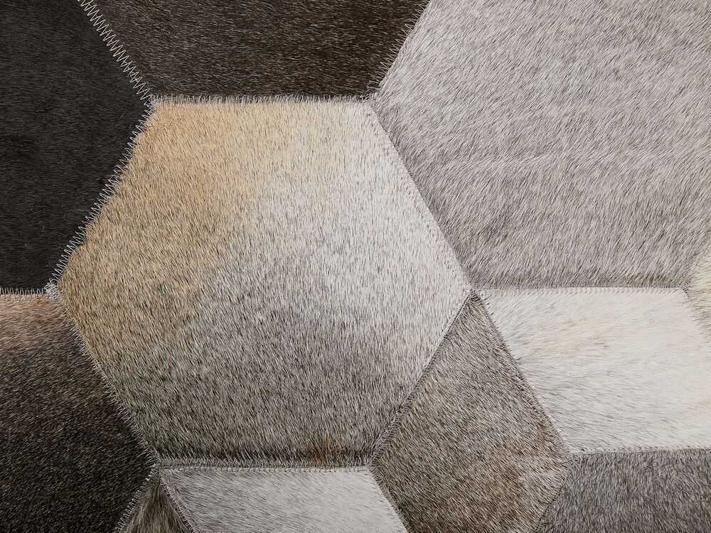 Beliani Kilimas SASON beige 160 x 230 cm natūrali oda