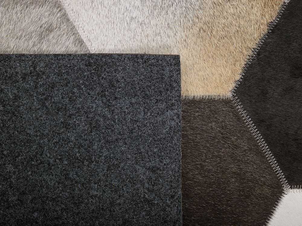 Beliani Kilimas SASON beige 160 x 230 cm natūrali oda