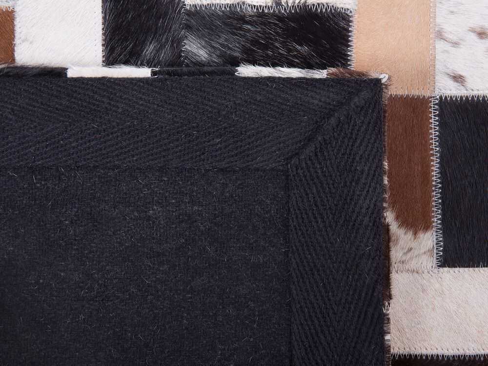 Beliani Kiliminis CESME spalvotas 160 x 230 cm natūrali oda