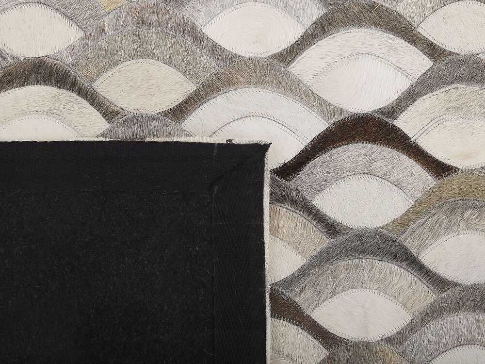 Beliani Kilimas KIRCA smėlio spalvos 140 x 200 cm iš natūralios odos