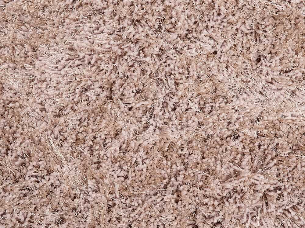Beliani Shaggy kilimas CIDE, smėlio spalvos, 140 x 200 cm