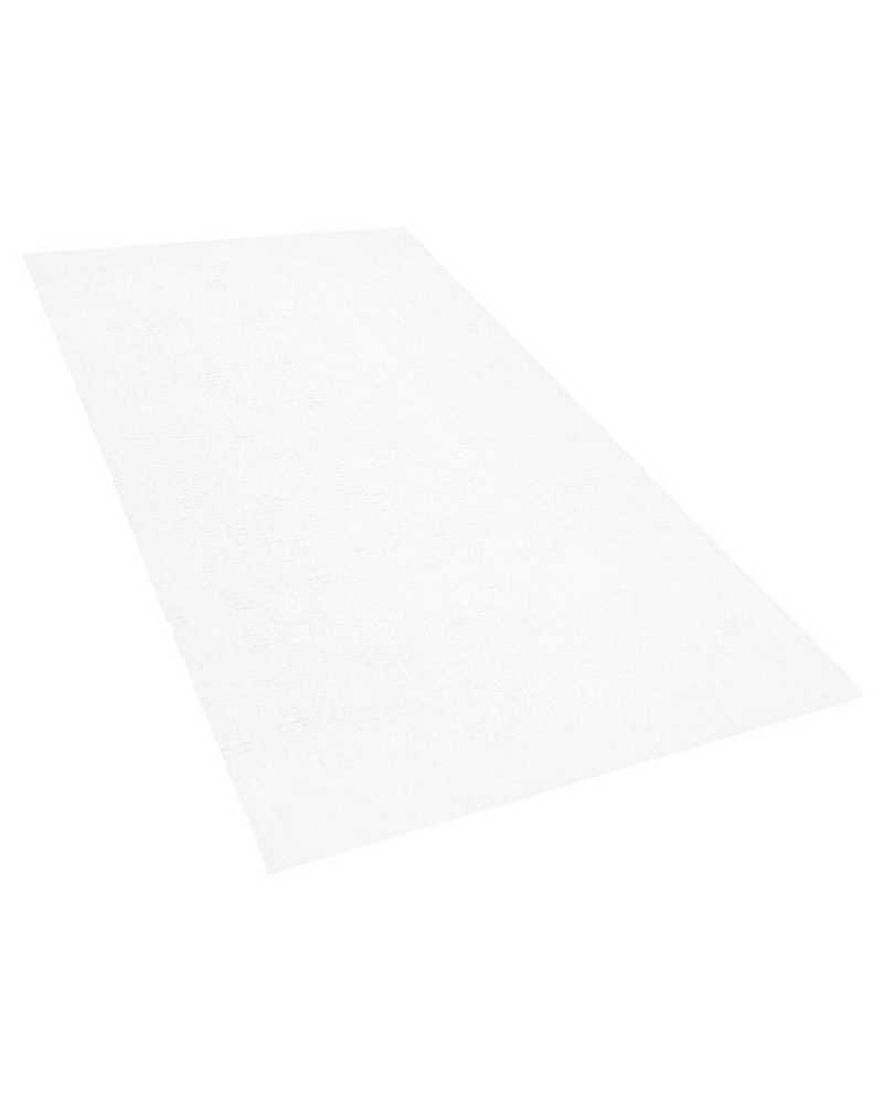 Beliani Shaggy kilimas DEMRE Baltas 80 x 150 cm