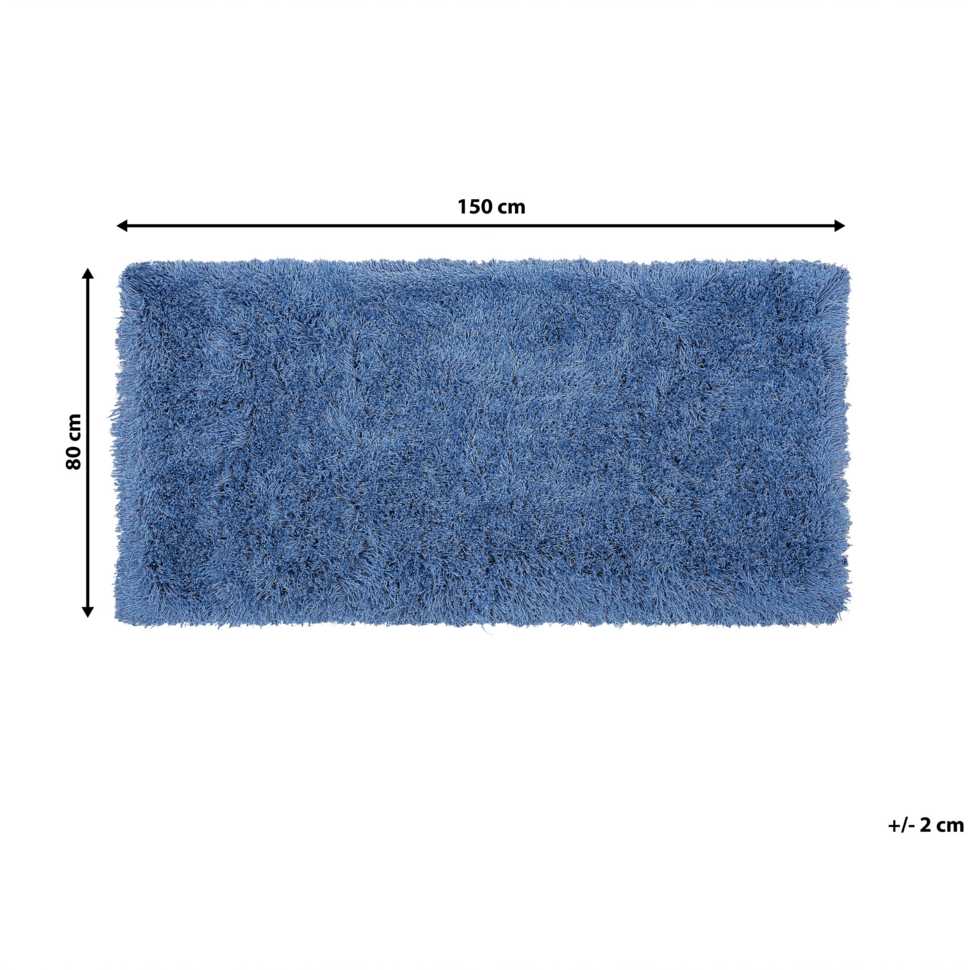 Beliani Šaggy kilimas CIDE mėlynas 80 x 150 cm