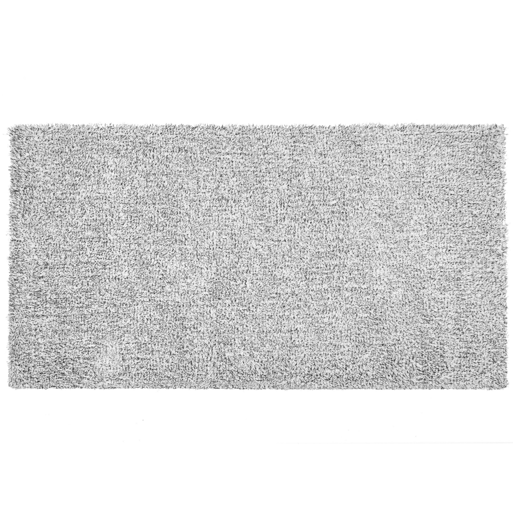 Beliani Šeriuotas kilimas DEMRE pilkas 80 x 150 cm