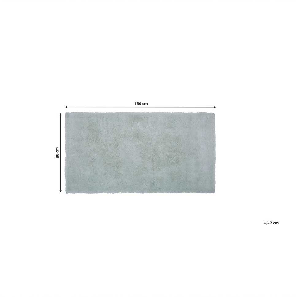 Beliani Shaggy kilimas EVREN mėtų spalvos 80 x 150 cm