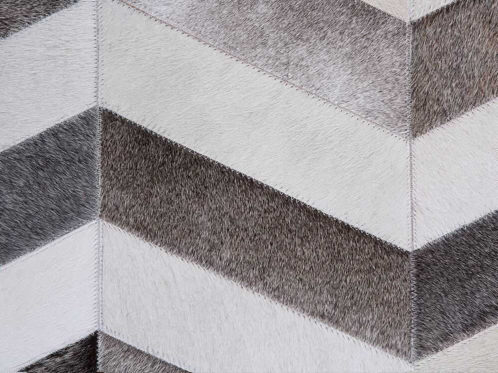 Beliani AKSAZ kilimas įvairiaspalvis 140 x 200 cm natūralios odos