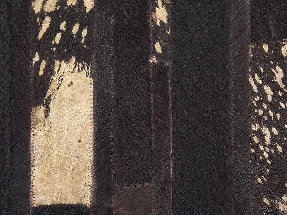 Beliani Kilim ARTVIN rudas 140x200 cm iš natūralios odos