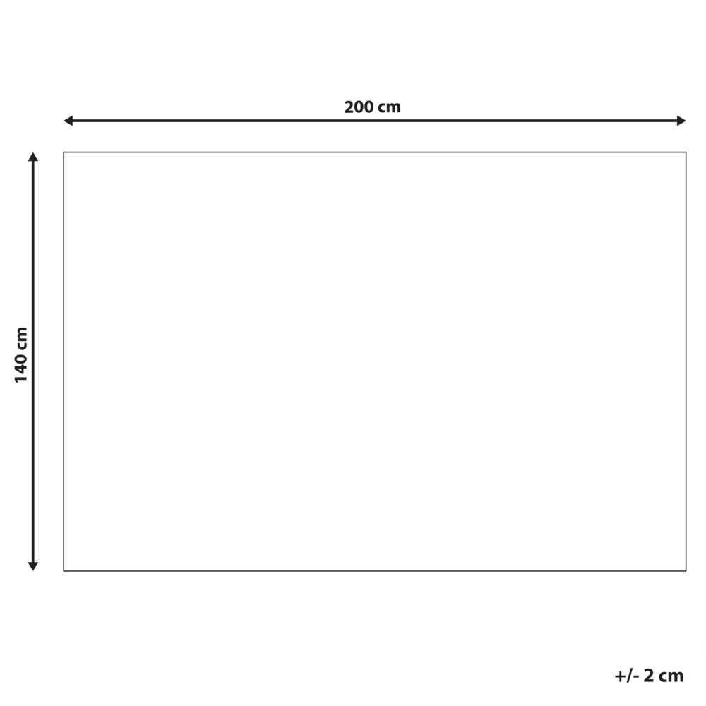 Beliani Kilimas ATALAN Rudas 140 x 200 cm Natūrali oda