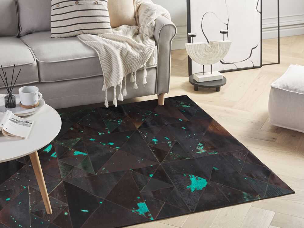 Beliani Kilimas ATALAN rudas 160 x 230 cm natūrali oda