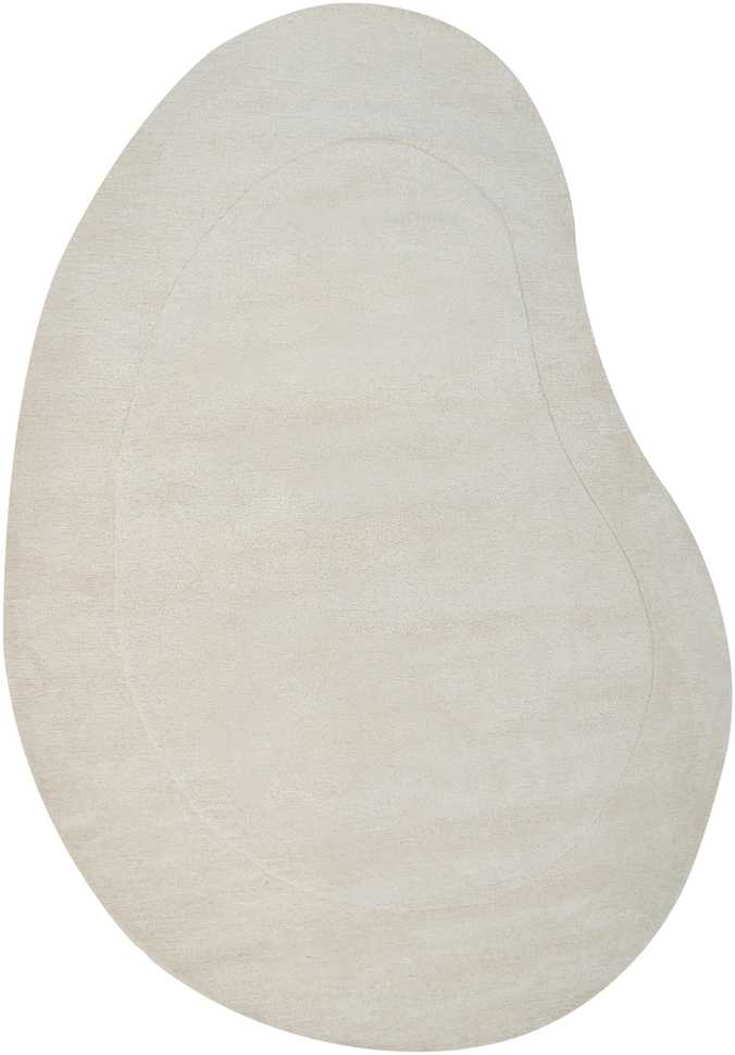 Beliani Kilimas MASSO šviesiai smėlio spalvos 160 x 230 cm viskozė
