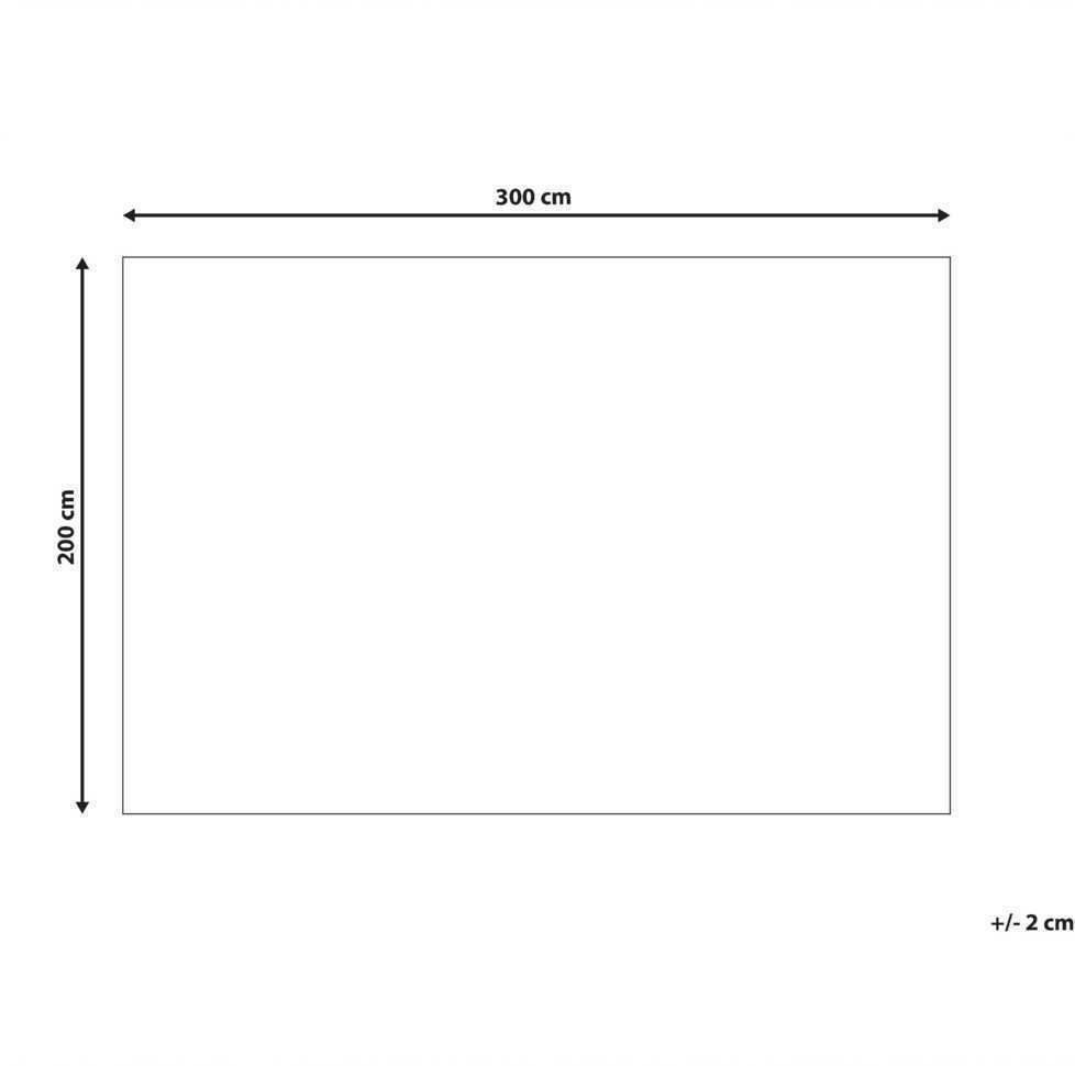 Beliani Kilimas GESI II Šviesiai pilkas 200 x 300 cm Viskozė