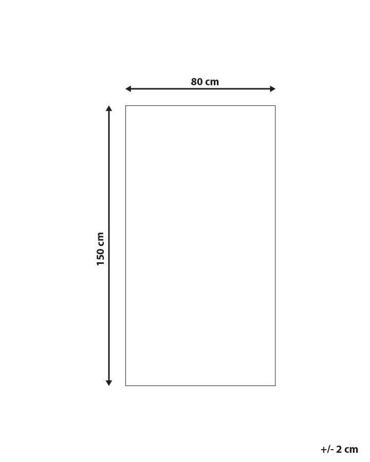 Beliani Kilimas ATIKE rožinis 80 x 150 cm viskozė