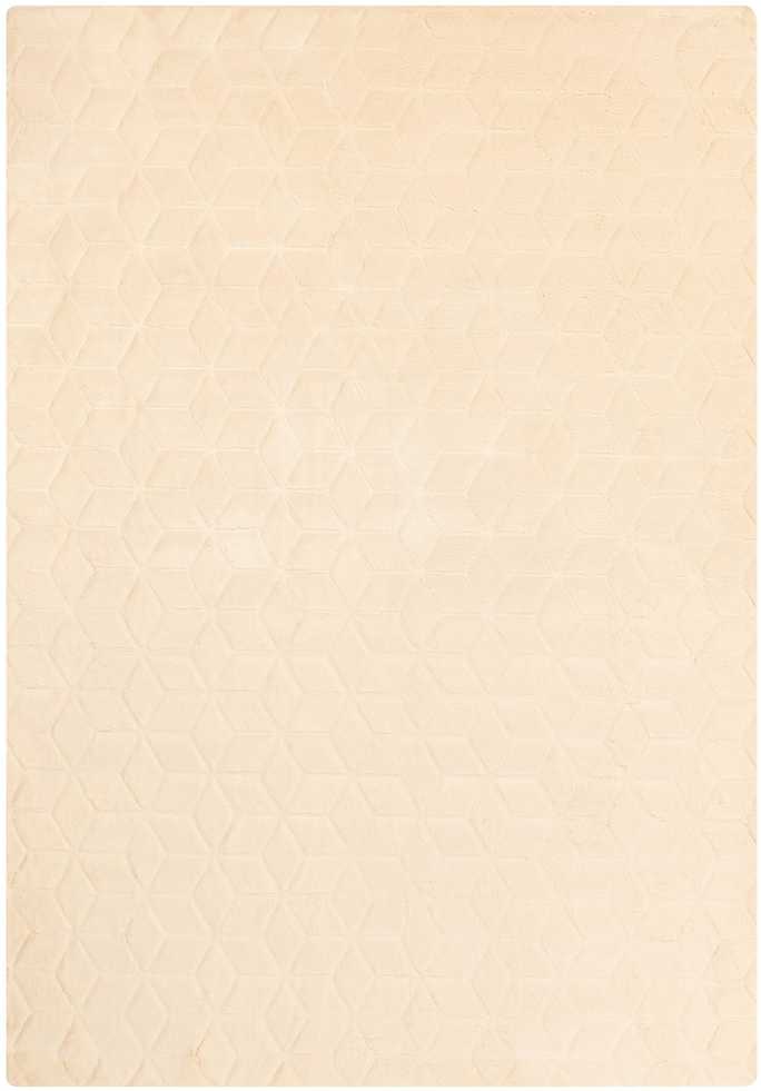 Beliani Dirbtinio kailio kilimas THATTA smėlio spalvos 160 x 230 cm