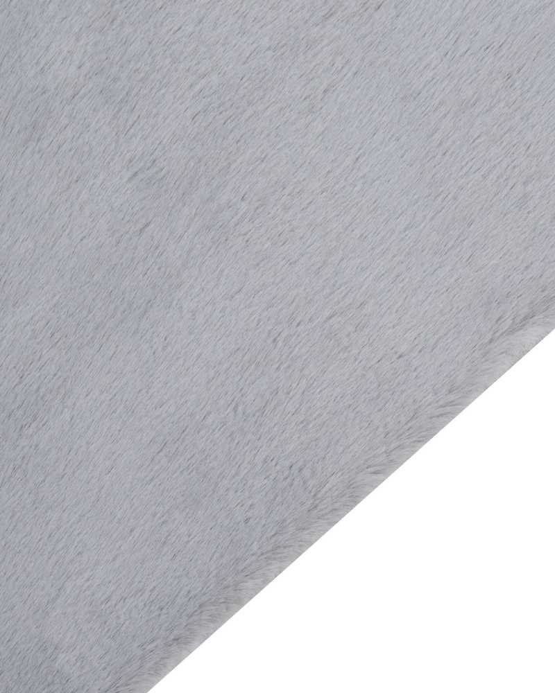 Beliani Dirbtinio kailio kilimas MIRPUR pilkas 80 x 150 cm