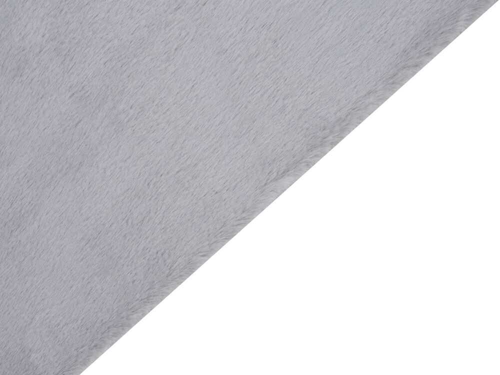 Beliani Dirbtinio kailio kilimas MIRPUR pilkas 80 x 150 cm
