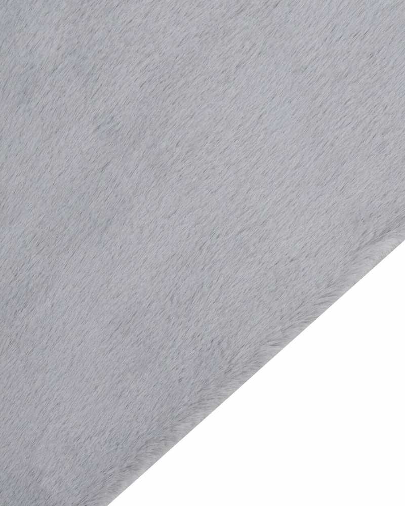Beliani Dirbtinio kailio kilimas MIRPUR pilkas 80 x 150 cm