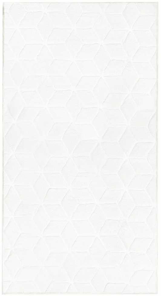 Beliani Dirbtinio kailio kilimas THATTA Baltas 80 x 150 cm