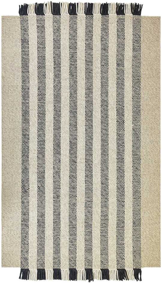 Beliani Kilimas TACETTIN Baltas 140 x 200 cm Vilna