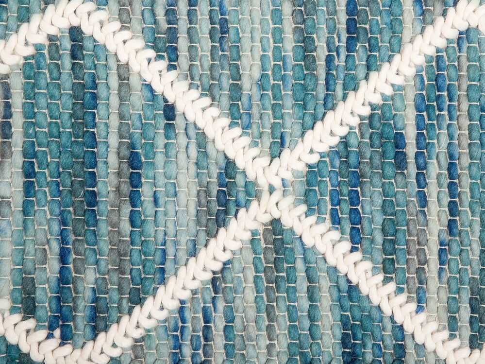 Beliani Kilim BELENLI melsvas, 140 x 200 cm, vilna