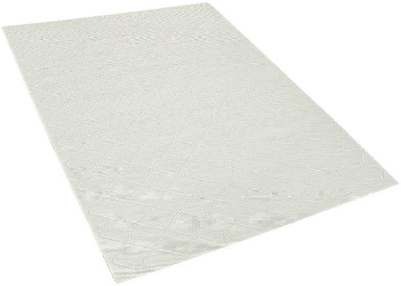 Beliani Kilimas ELLEK baltas 160 x 230 cm vilnonis
